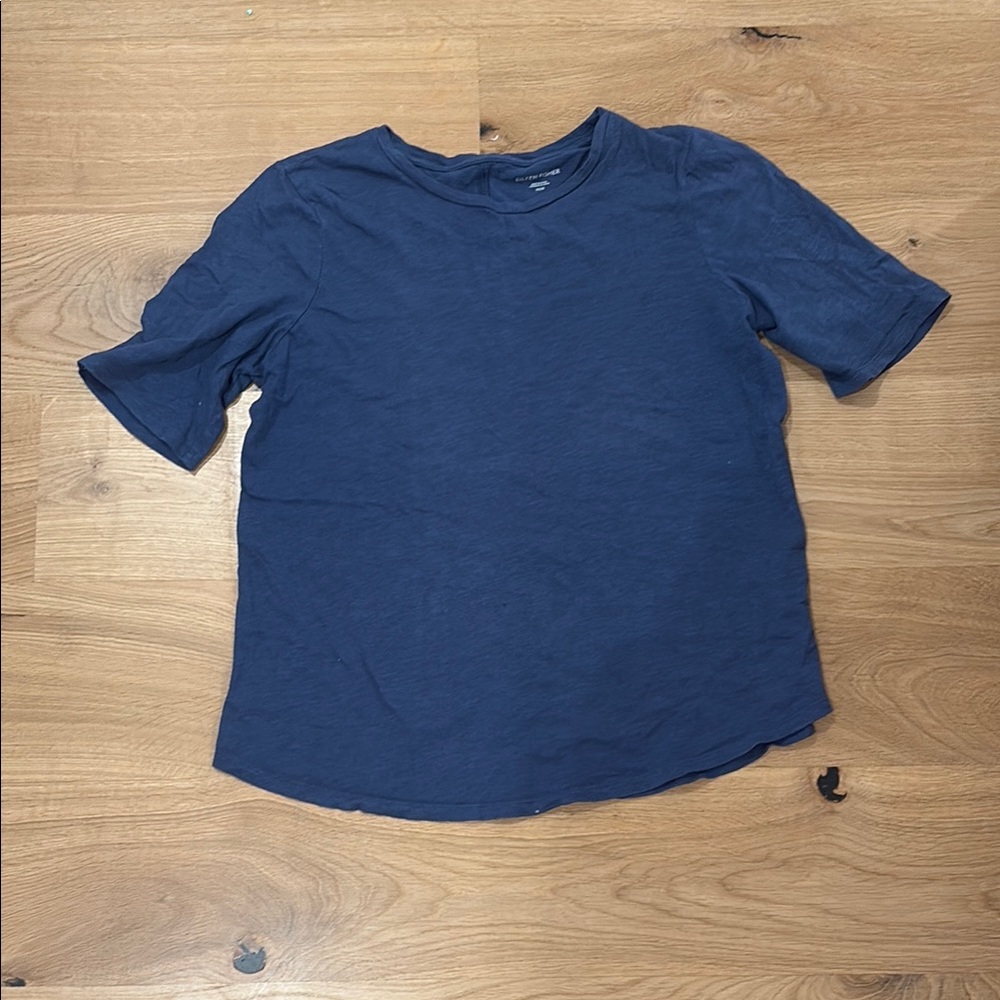eileen fisher blue shirt size m